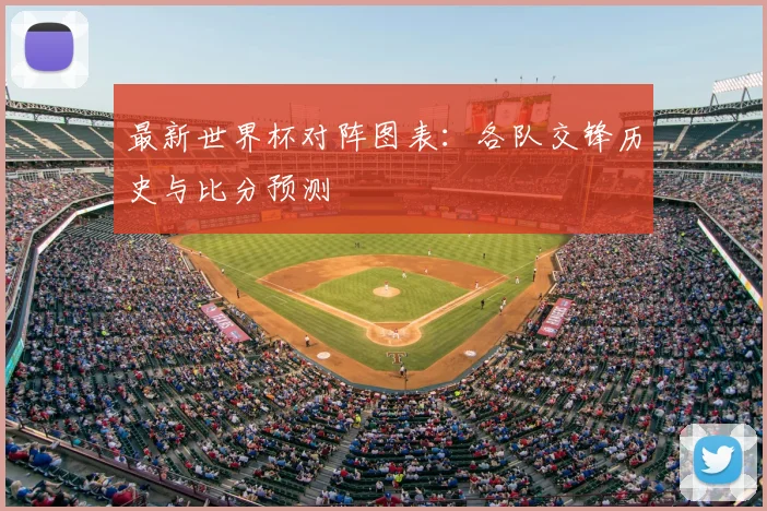 最新世界杯对阵图表：各队交锋历史与比分预测